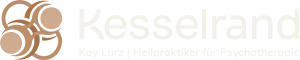 Logo Kesselrand, Kay Lurz, Heilpraktiker für Psychotherapie beige